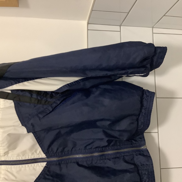 Vintage Adidas Full Zip Track Top - Size M Oversize - P2P 25” - Blue & White - Picture 2 of 4